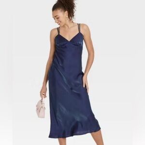 Women's Iridescent Maxi Slip Dress - Wild Fable XL